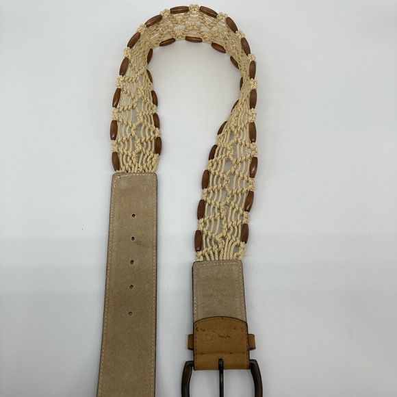 Tommy Bahama Leather and Macrame Belt - Picture 3 of 6